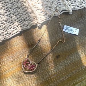 Betsey Johnson LOVE necklace.